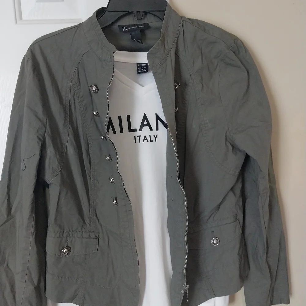 INC-Military Style Jacket - Picture 5 of 5